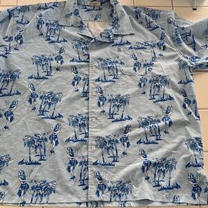 APTRO Hula girl HAWAIIAN shirt XXXL